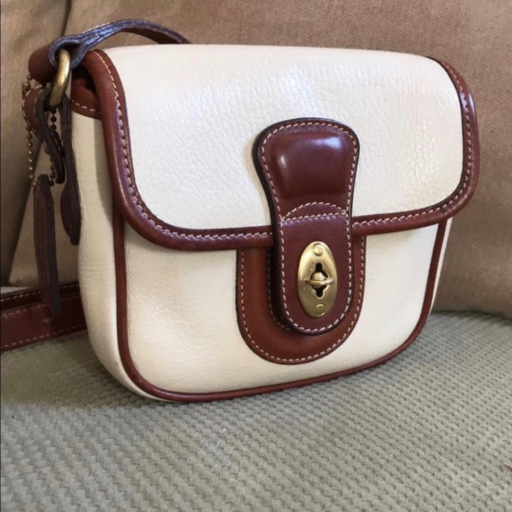 Rare Coach Durham Leather Shoulder Bag